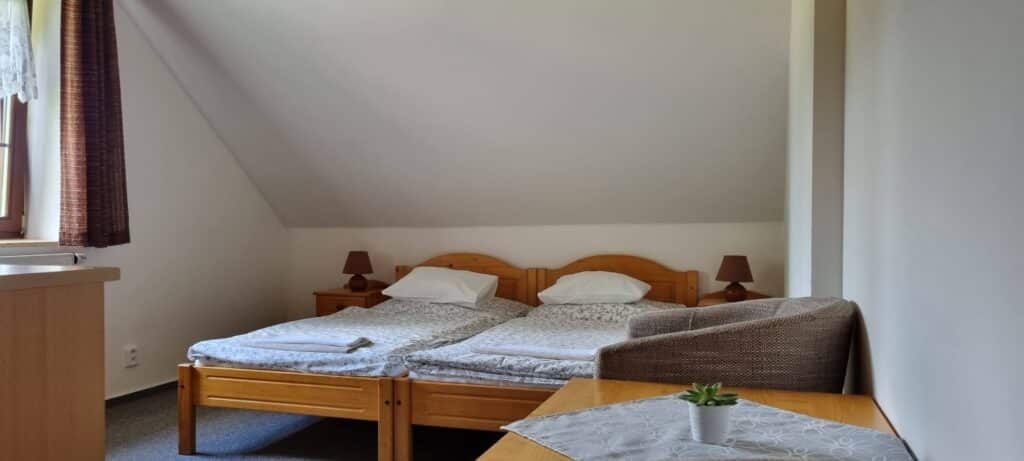 Dvoulůžkový pokoj 1 pokoj c1 vchod